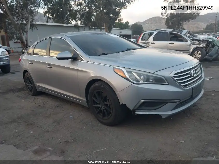 5NPE24AF1HH529949 2017 Hyundai Sonata