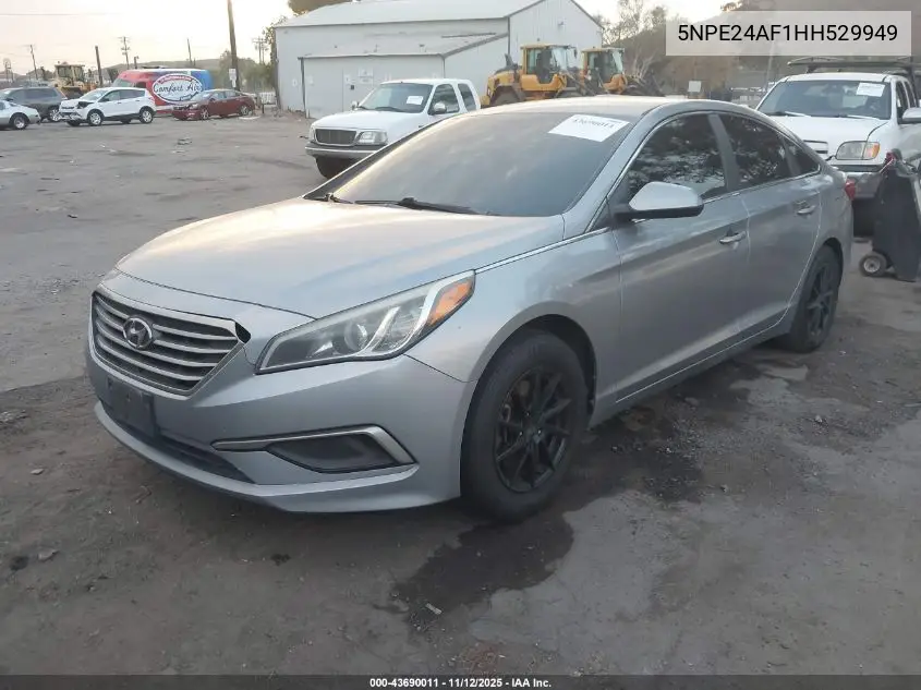 5NPE24AF1HH529949 2017 Hyundai Sonata