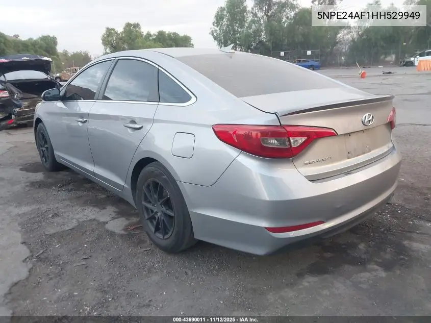 5NPE24AF1HH529949 2017 Hyundai Sonata