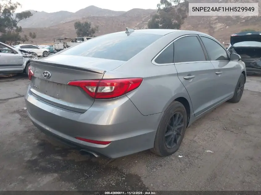 5NPE24AF1HH529949 2017 Hyundai Sonata