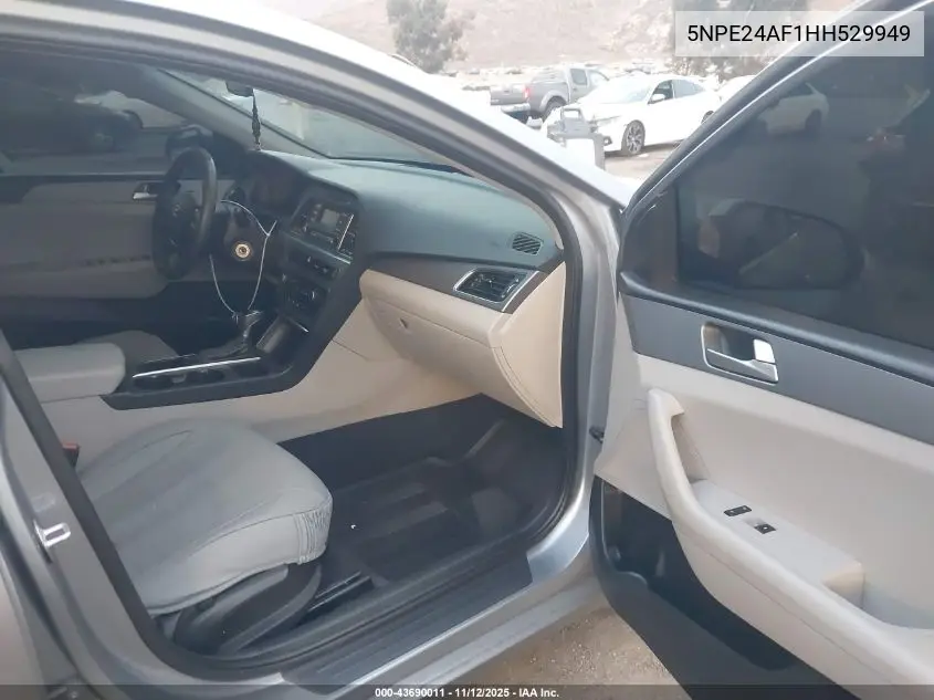 5NPE24AF1HH529949 2017 Hyundai Sonata