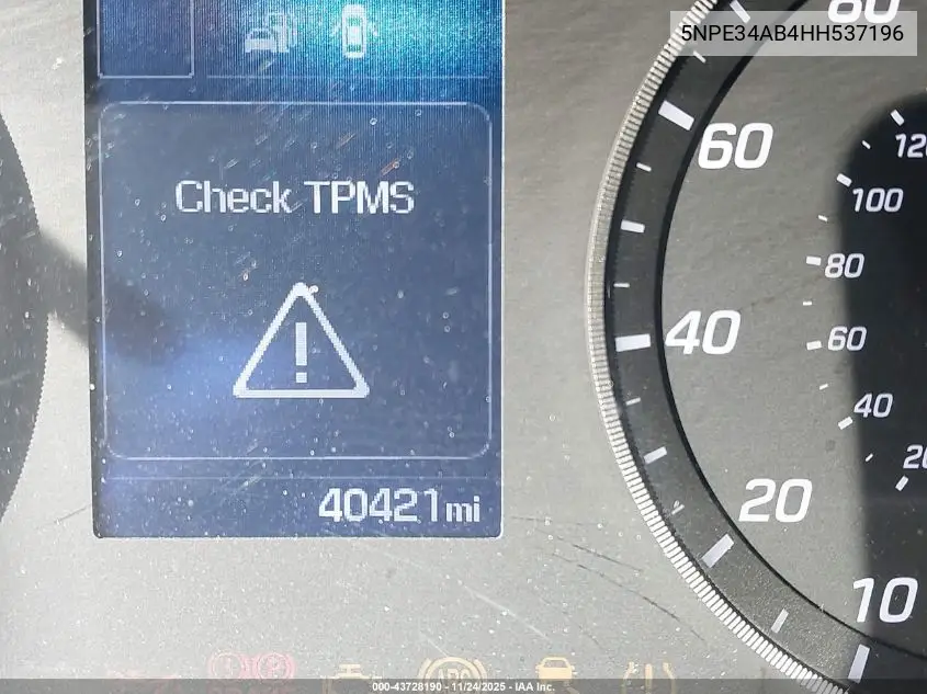 5NPE34AB4HH537196 2017 Hyundai Sonata Sport 2.0T