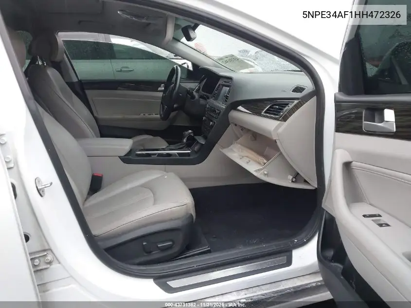 5NPE34AF1HH472326 2017 Hyundai Sonata Limited