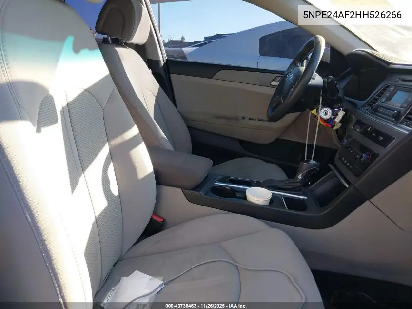 5NPE24AF2HH526266 2017 Hyundai Sonata