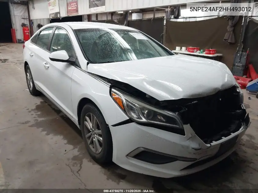 5NPE24AF2HH493012 2017 Hyundai Sonata