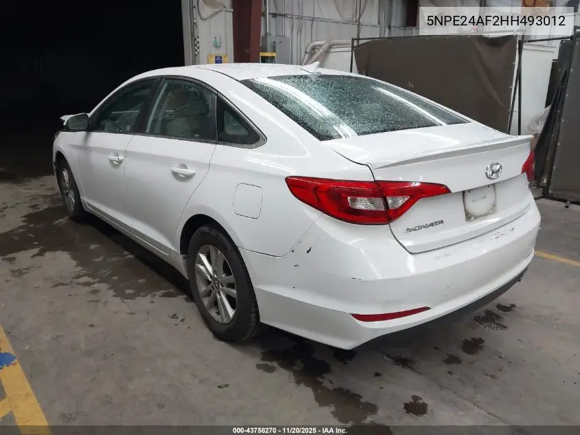 5NPE24AF2HH493012 2017 Hyundai Sonata