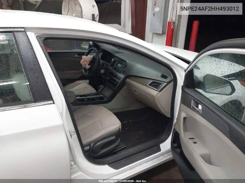 5NPE24AF2HH493012 2017 Hyundai Sonata