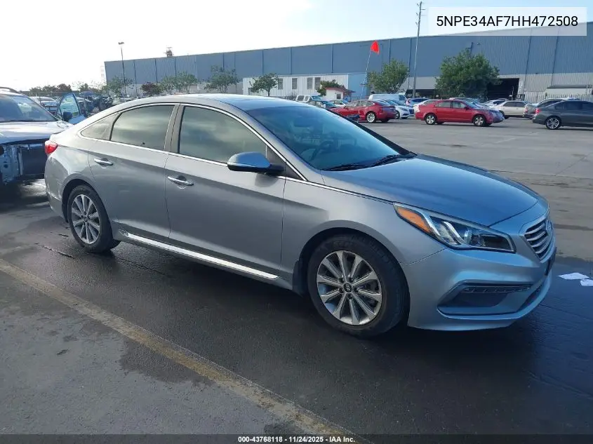 5NPE34AF7HH472508 2017 Hyundai Sonata Limited