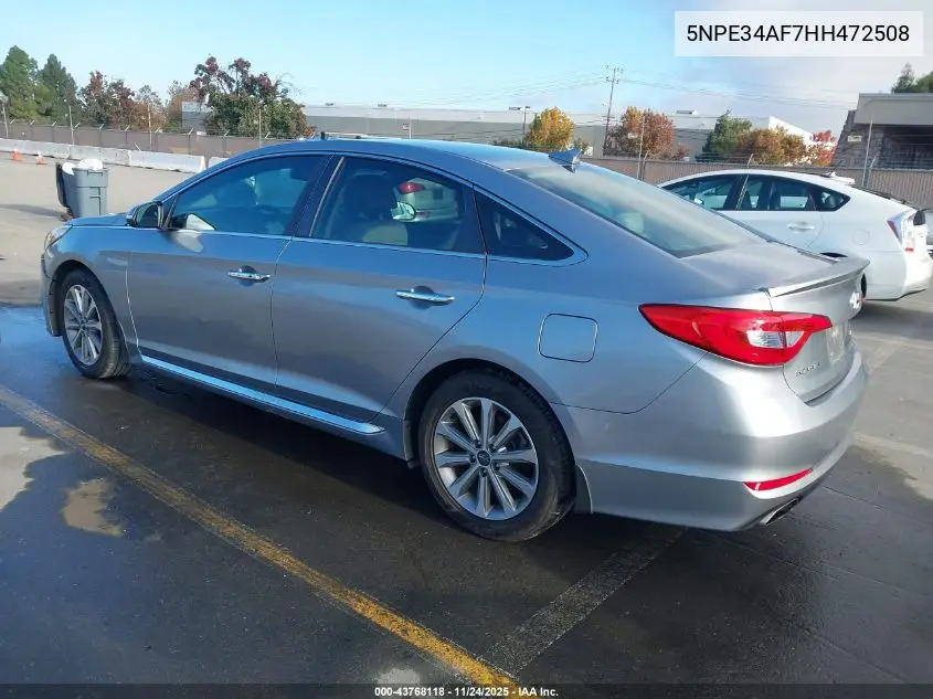 5NPE34AF7HH472508 2017 Hyundai Sonata Limited