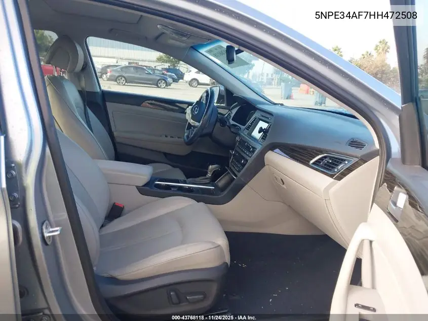 5NPE34AF7HH472508 2017 Hyundai Sonata Limited
