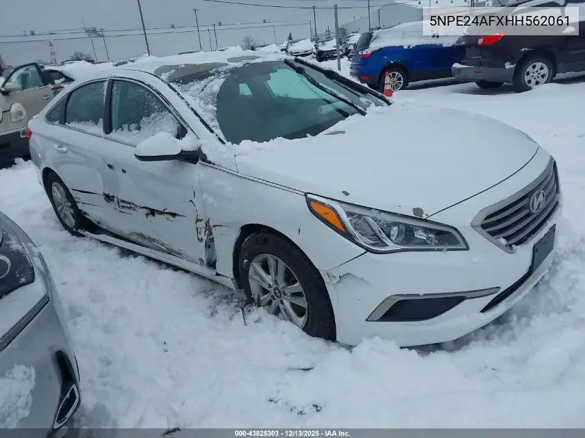 5NPE24AFXHH562061 2017 Hyundai Sonata