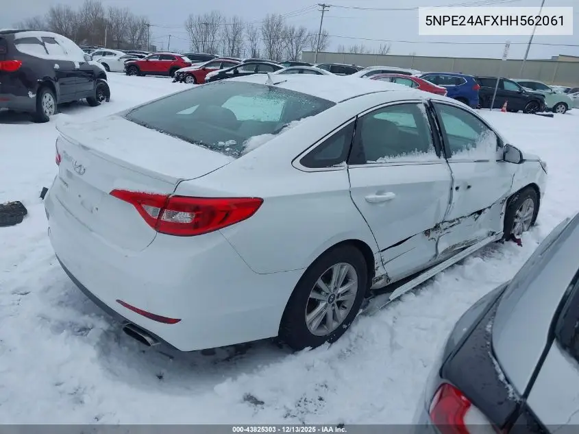 5NPE24AFXHH562061 2017 Hyundai Sonata