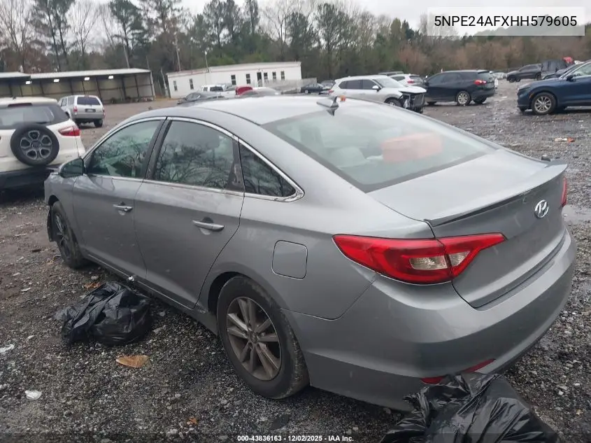 5NPE24AFXHH579605 2017 Hyundai Sonata