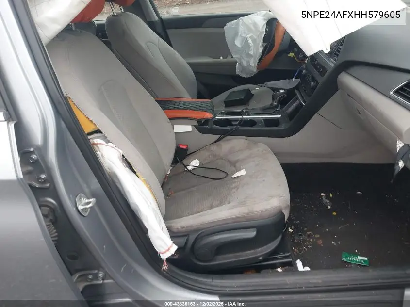 5NPE24AFXHH579605 2017 Hyundai Sonata