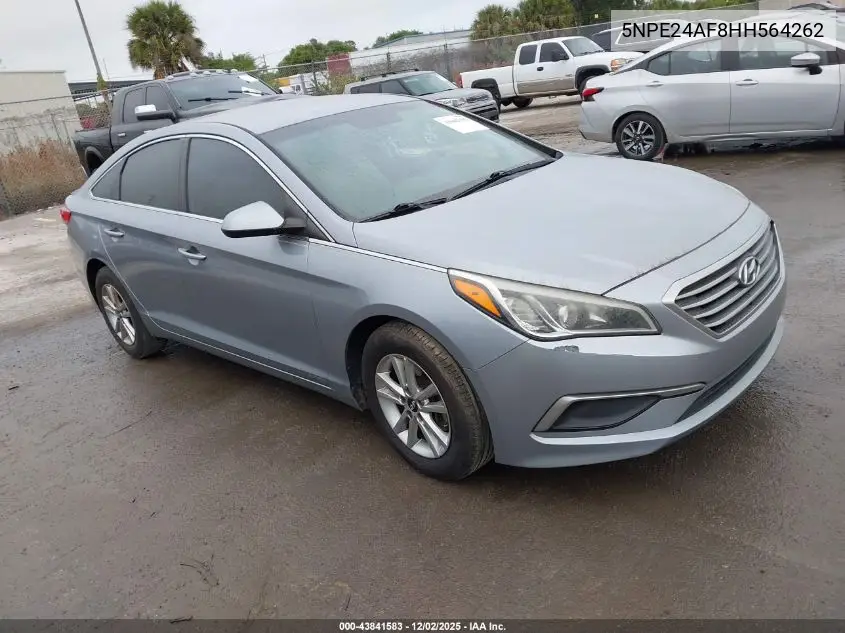 5NPE24AF8HH564262 2017 Hyundai Sonata Se
