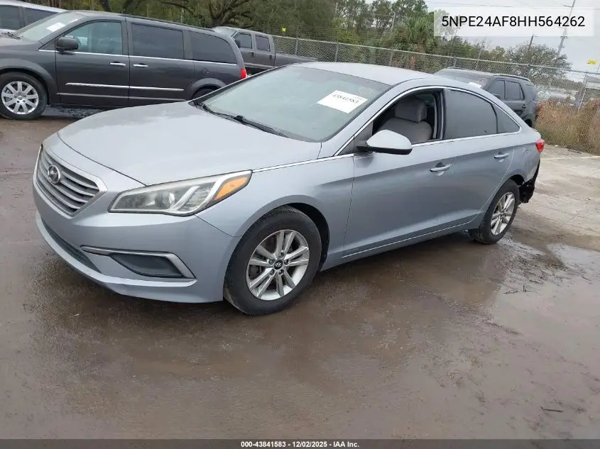 5NPE24AF8HH564262 2017 Hyundai Sonata Se