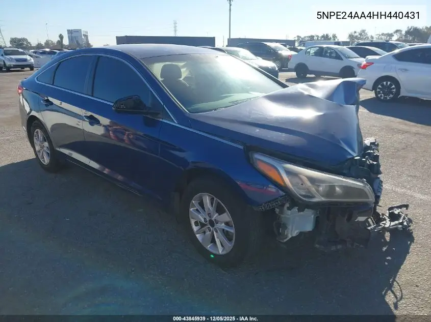 5NPE24AA4HH440431 2017 Hyundai Sonata Eco