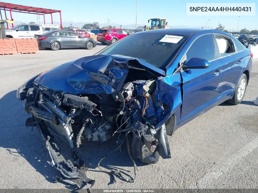 5NPE24AA4HH440431 2017 Hyundai Sonata Eco