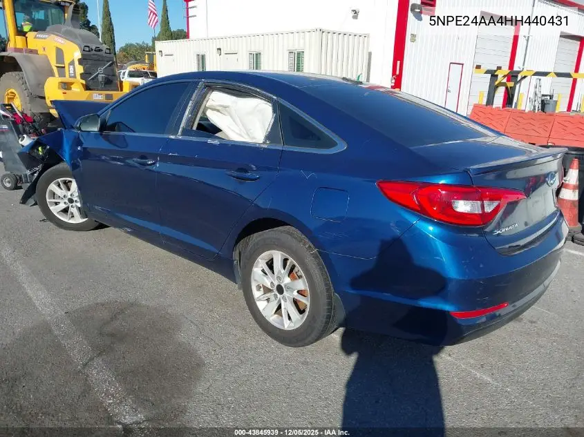 5NPE24AA4HH440431 2017 Hyundai Sonata Eco