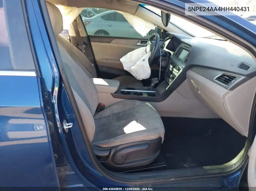 5NPE24AA4HH440431 2017 Hyundai Sonata Eco