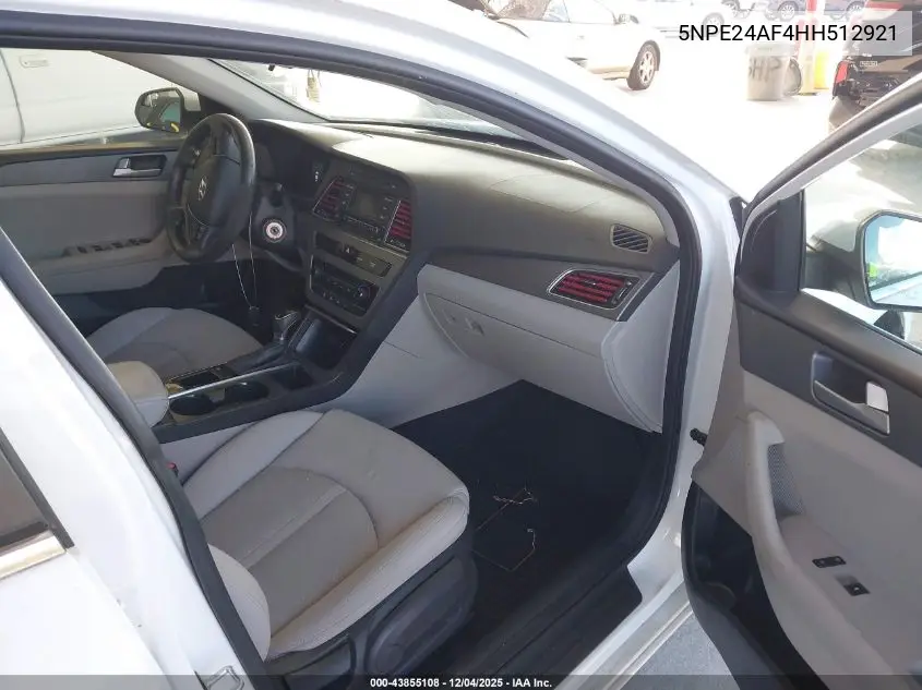5NPE24AF4HH512921 2017 Hyundai Sonata