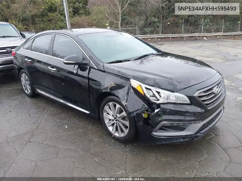 5NPE34AFXHH595493 2017 Hyundai Sonata Sport