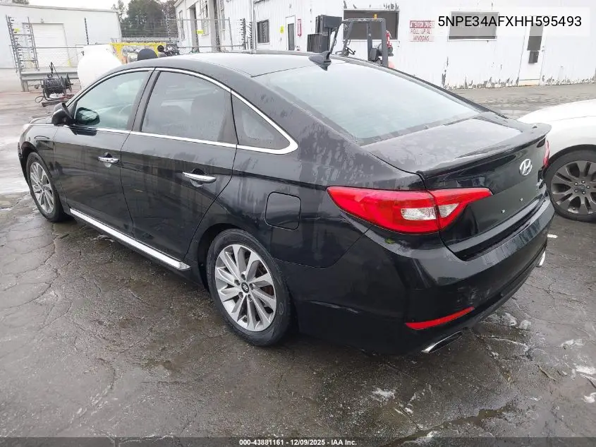 5NPE34AFXHH595493 2017 Hyundai Sonata Sport