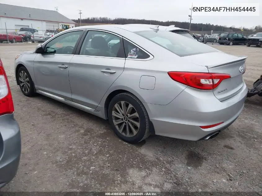 5NPE34AF7HH454445 2017 Hyundai Sonata Sport