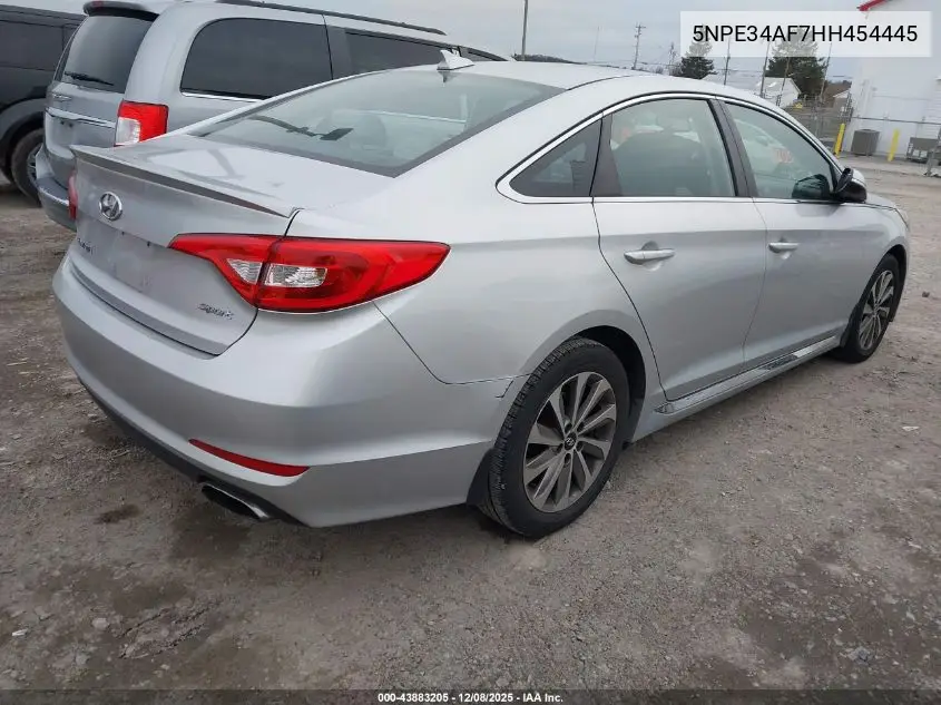 5NPE34AF7HH454445 2017 Hyundai Sonata Sport
