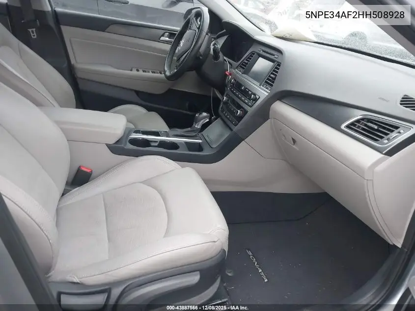5NPE34AF2HH508928 2017 Hyundai Sonata Sport