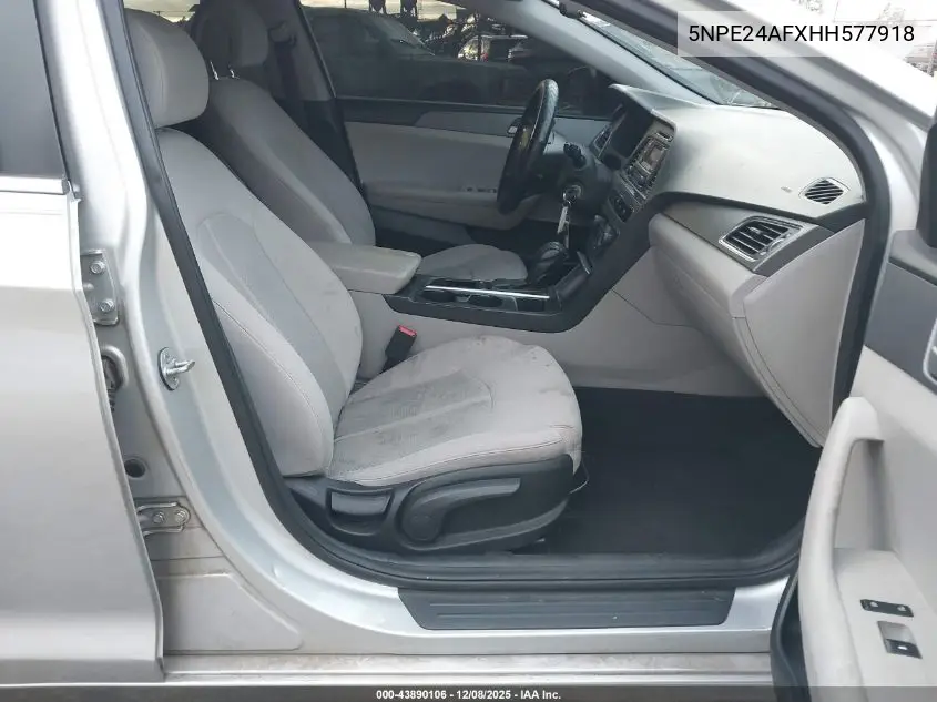 5NPE24AFXHH577918 2017 Hyundai Sonata