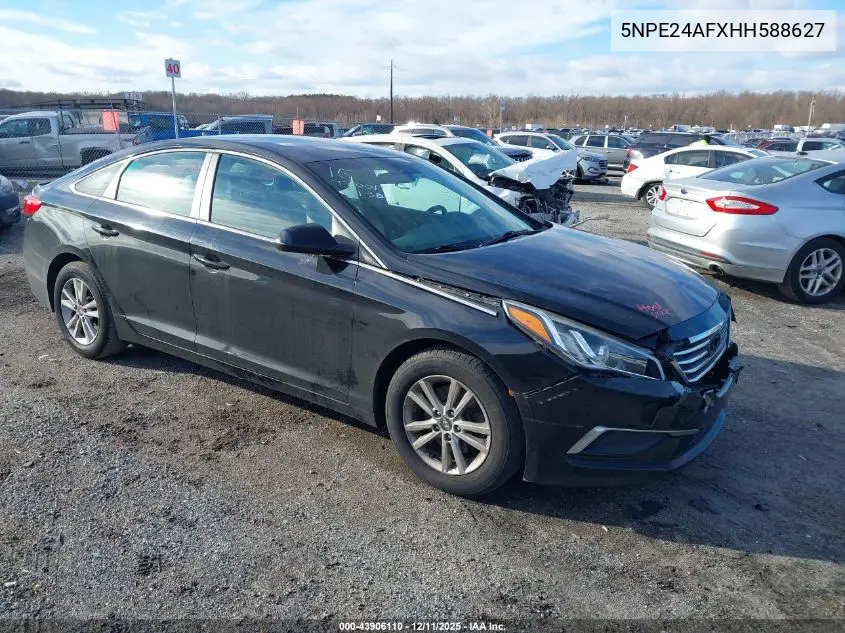 5NPE24AFXHH588627 2017 Hyundai Sonata