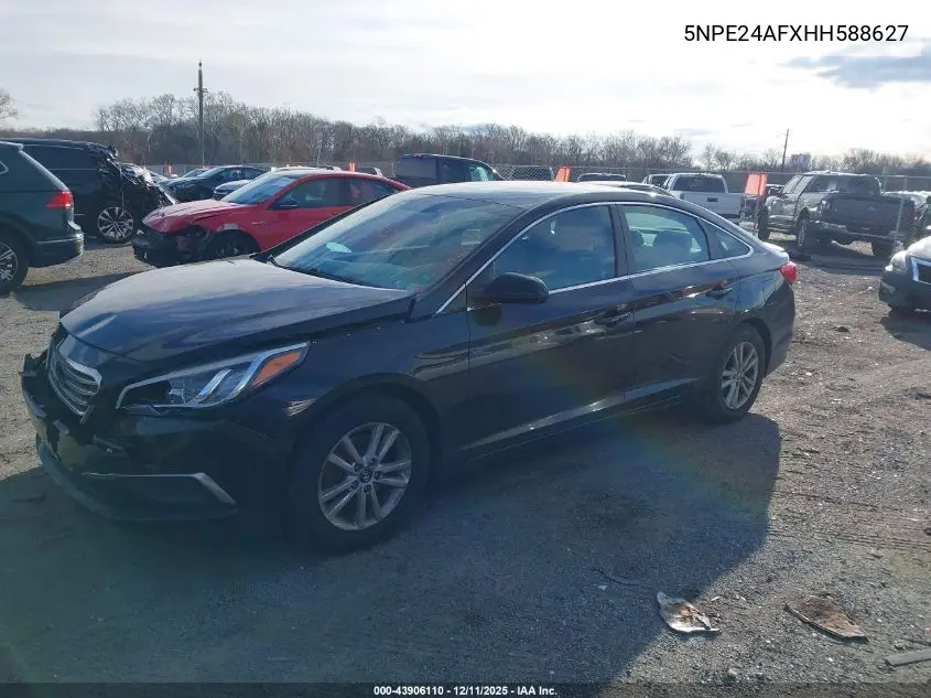 5NPE24AFXHH588627 2017 Hyundai Sonata