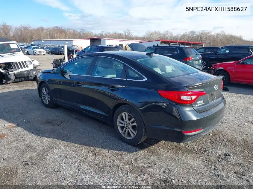 5NPE24AFXHH588627 2017 Hyundai Sonata