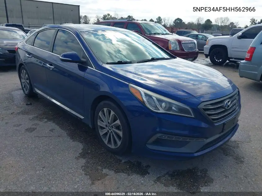 5NPE34AF5HH562966 2017 Hyundai Sonata Sport