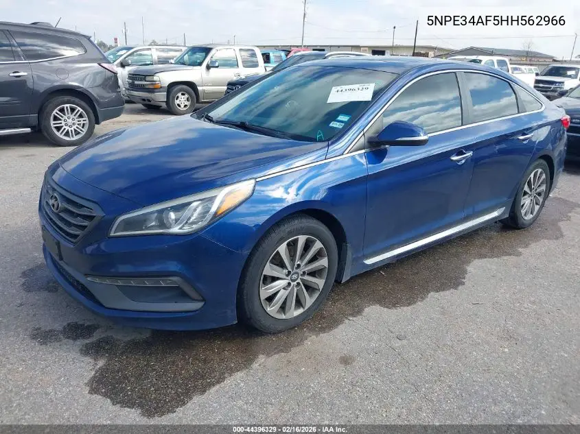 5NPE34AF5HH562966 2017 Hyundai Sonata Sport