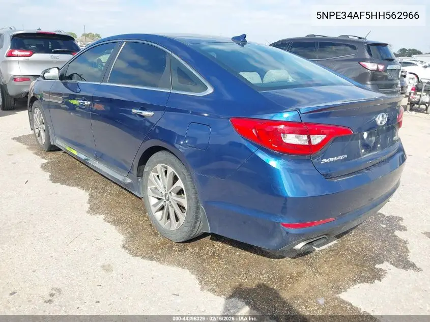 5NPE34AF5HH562966 2017 Hyundai Sonata Sport