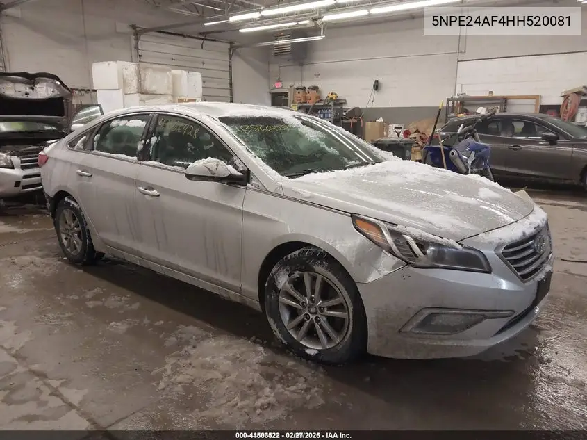 5NPE24AF4HH520081 2017 Hyundai Sonata