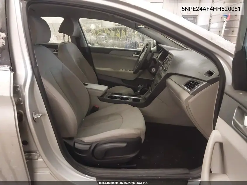 5NPE24AF4HH520081 2017 Hyundai Sonata