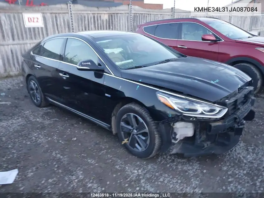 KMHE34L31JA087084 2018 Hyundai Sonata Hybrid Limited