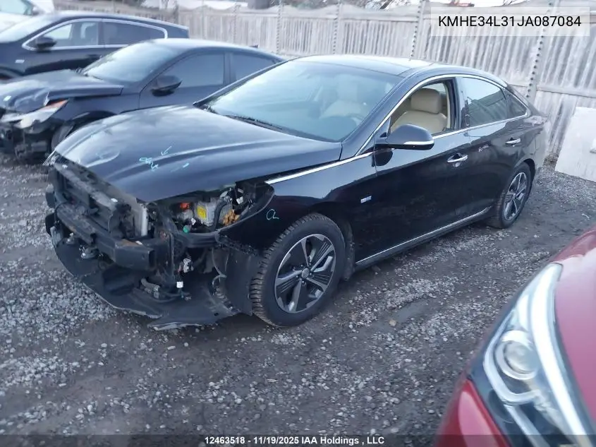 KMHE34L31JA087084 2018 Hyundai Sonata Hybrid Limited