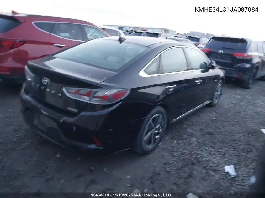 KMHE34L31JA087084 2018 Hyundai Sonata Hybrid Limited