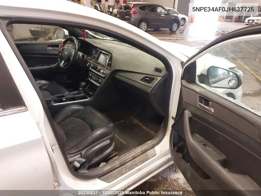 5NPE34AF0JH637725 2018 Hyundai Sonata Sport