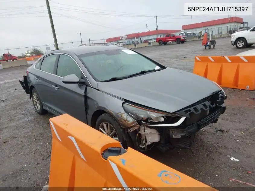 5NPE24AF1JH715397 2018 Hyundai Sonata Se