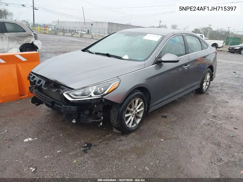 5NPE24AF1JH715397 2018 Hyundai Sonata Se