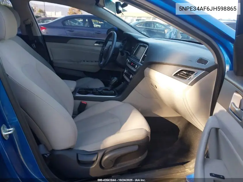 5NPE34AF6JH598865 2018 Hyundai Sonata Sel