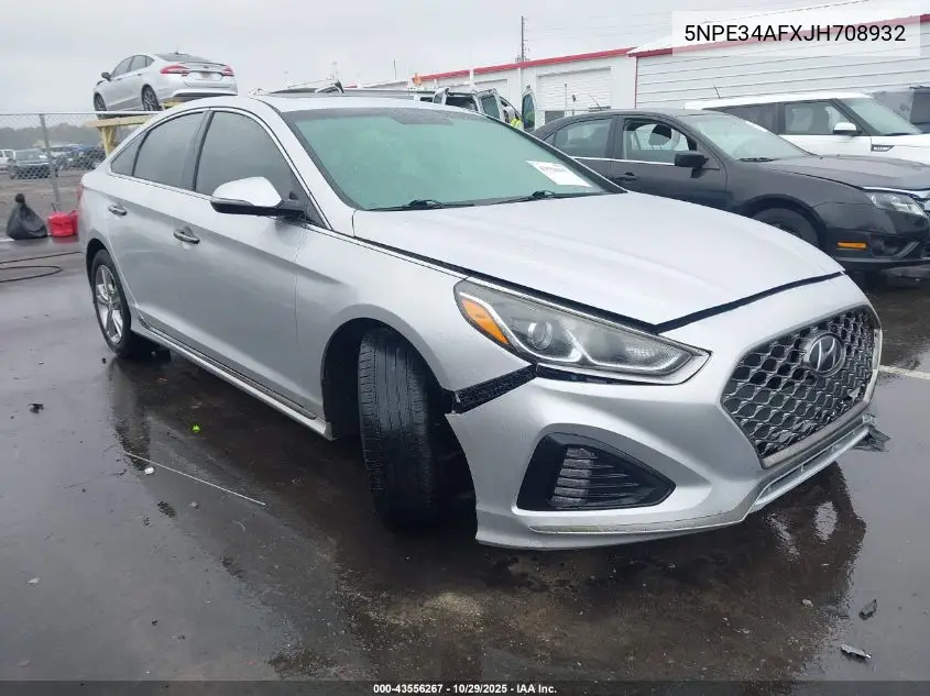 5NPE34AFXJH708932 2018 Hyundai Sonata Sport+
