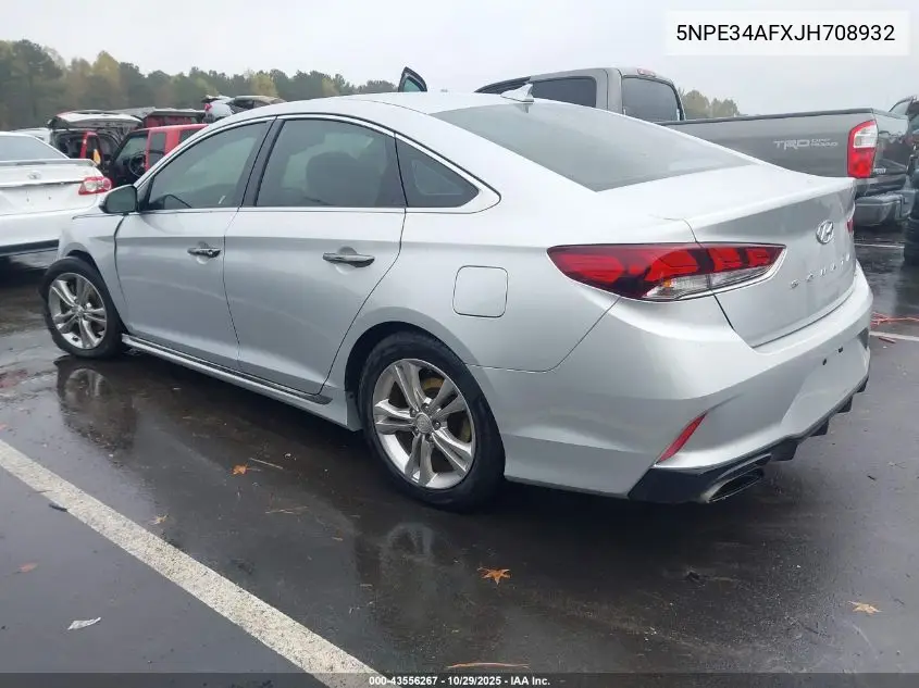 5NPE34AFXJH708932 2018 Hyundai Sonata Sport+