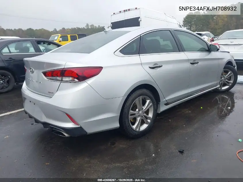 5NPE34AFXJH708932 2018 Hyundai Sonata Sport+