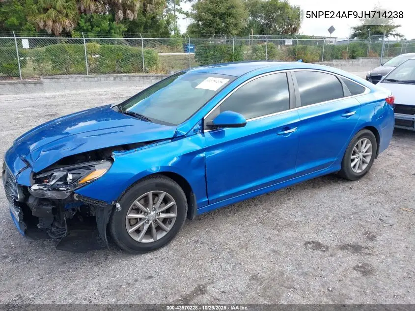 5NPE24AF9JH714238 2018 Hyundai Sonata Se
